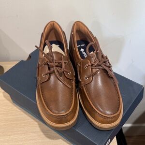 Women’s Sperry Brown Leather Boat Shoes